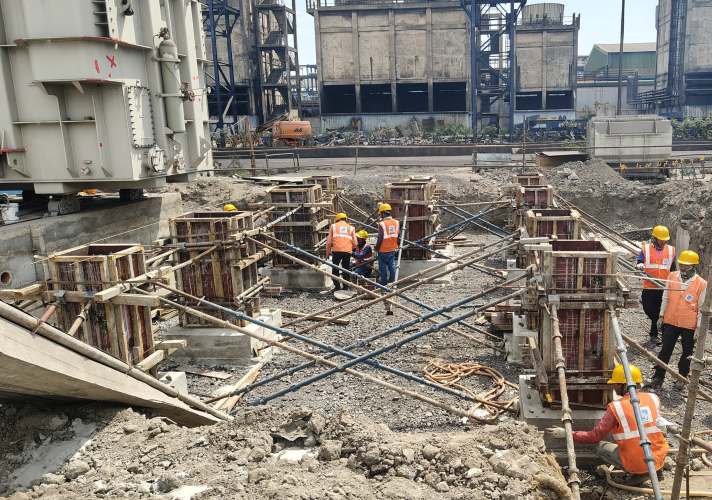 160 MVA Transformer Civil Work at AMNSI